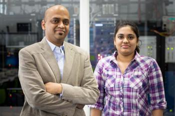 ITI Research Assistant Professor Sibin Mohan and computer science graduate student Chaitra Niddodi